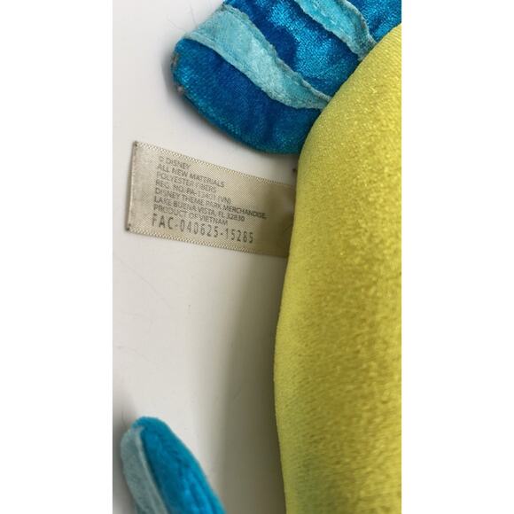 Flounder Plush Disney Parks The Little Mermaid Stuffed Animal Toy Authentic Fish - Picture 5 of 9